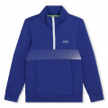 Sweat-shirt avec col montant BOSS pour GARCON