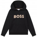 Sweat-shirt à capuche à logo BOSS pour GARCON