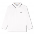 Long-sleeved polo shirt BOSS for BOY