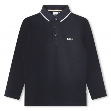 Long-sleeved polo shirt BOSS for BOY