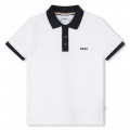 Short-sleeved polo shirt BOSS for BOY