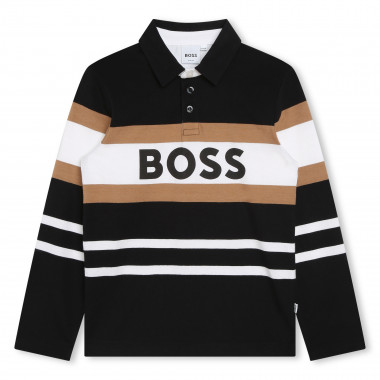 Polo de manga larga BOSS para NIÑO