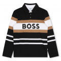 Long-sleeved polo shirt BOSS for BOY