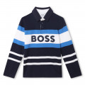Long-sleeved polo shirt BOSS for BOY