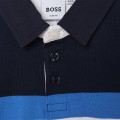 Long-sleeved polo shirt BOSS for BOY