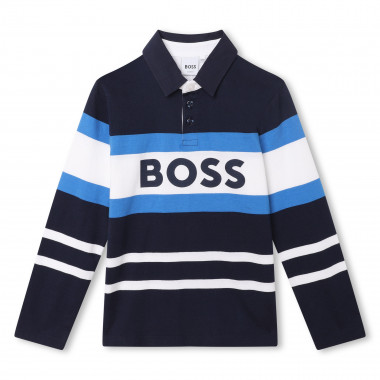 Long-sleeved polo shirt BOSS for BOY