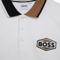 Short-sleeved polo shirt BOSS for BOY