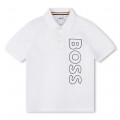 Short-sleeved polo shirt BOSS for BOY