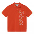 Short-sleeved polo shirt BOSS for BOY