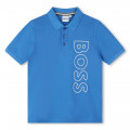 Short-sleeved polo shirt BOSS for BOY