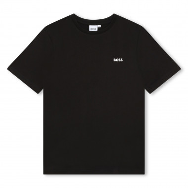 Cotton short-sleeved T-shirt BOSS for BOY