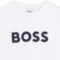 T-shirt coton manches courtes BOSS pour GARCON