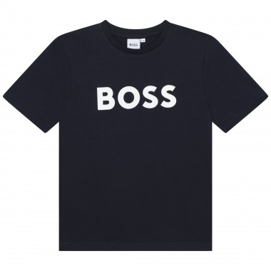 Short-sleeved cotton T-shirt BOSS for BOY