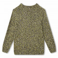 Embroidered knitted jumper BOSS for BOY