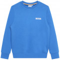 Sweat-shirt molletonné BOSS pour GARCON