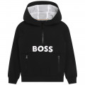 Sweat-shirt à capuche BOSS pour GARCON