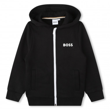 Hooded cardigan BOSS for BOY