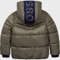 Waterproof hooded puffer jacket BOSS for BOY