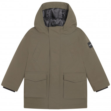 Hooded zipped parka  for 