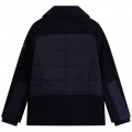 Quilted pea coat BOSS for BOY