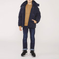 Hooded water-repellent puffer BOSS for BOY