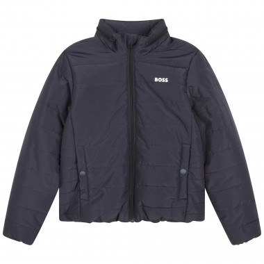 Puffer with retractable hood  for 