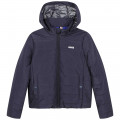 Puffer with retractable hood BOSS for BOY