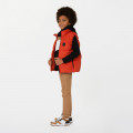 Water-repellent zip-up vest BOSS for BOY