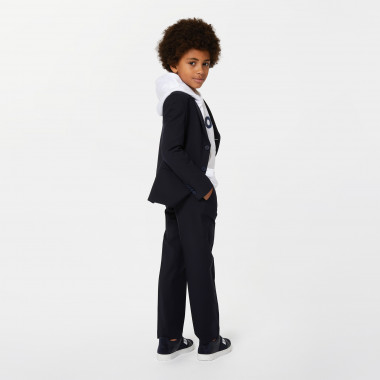 Effen blazer BOSS Voor