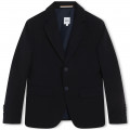 Effen blazer BOSS Voor