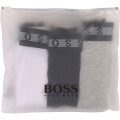 3-pack of cotton jersey boxers BOSS for BOY