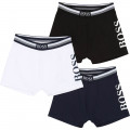 3-pack of cotton jersey boxers BOSS for BOY