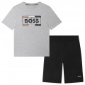 Short et T-shirt BOSS pour GARCON