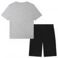 Short et T-shirt BOSS pour GARCON