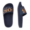 Sandales en PVC contrastées BOSS pour GARCON