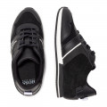 Lace-up leather trainers. BOSS for BOY