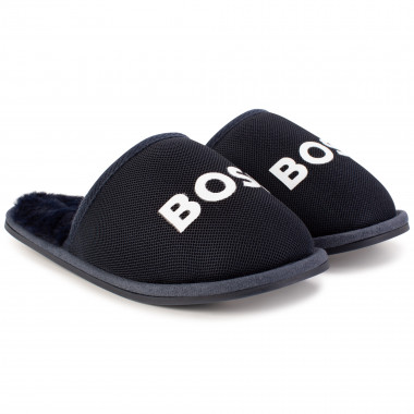 Pantoffels met logo BOSS Voor