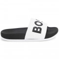 Two-toned sliders BOSS for BOY