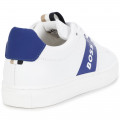 Baskets à lacets en cuir BOSS pour GARCON