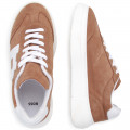 Suede leather trainers BOSS for BOY