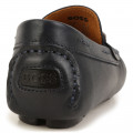 Leather loafers BOSS for BOY