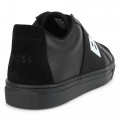 Low-top trainers with elastic BOSS for BOY