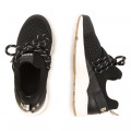 Lace-up leather trainers BOSS for BOY