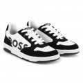 Lace-up logo trainers BOSS for BOY