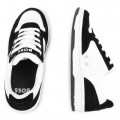 Lace-up logo trainers BOSS for BOY