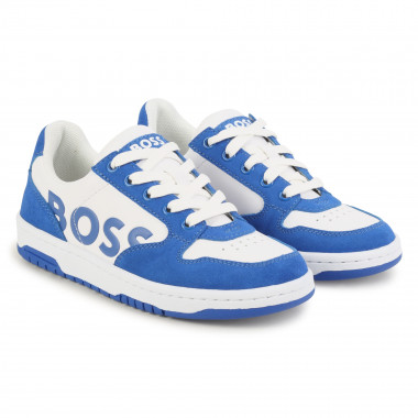 Sneakers met veters en logo BOSS Voor