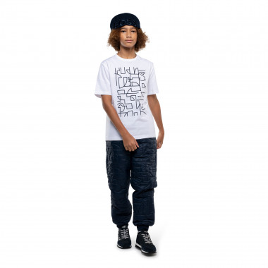 Baskets à lacets avec cuir de vachette BOSS pour GARCON