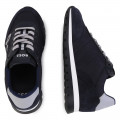 Lace-up leather trainers BOSS for BOY