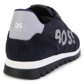 Sneakers stringate misto pelle BOSS Per RAGAZZO