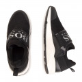 Mixed-material lace-up trainers BOSS for BOY